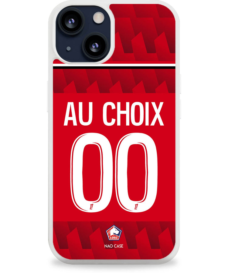 Coque smartphone LOSC Lille 2025/26 – Maillot domicile personnalisé