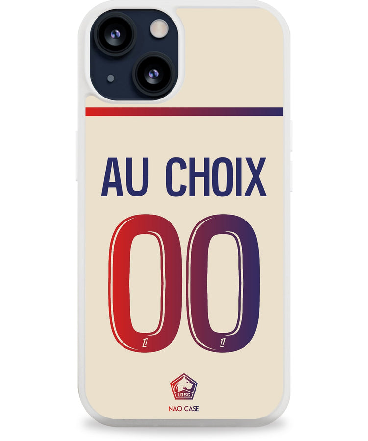 Coque smartphone LOSC Lille 2025/26 – Maillot extérieur personnalisé