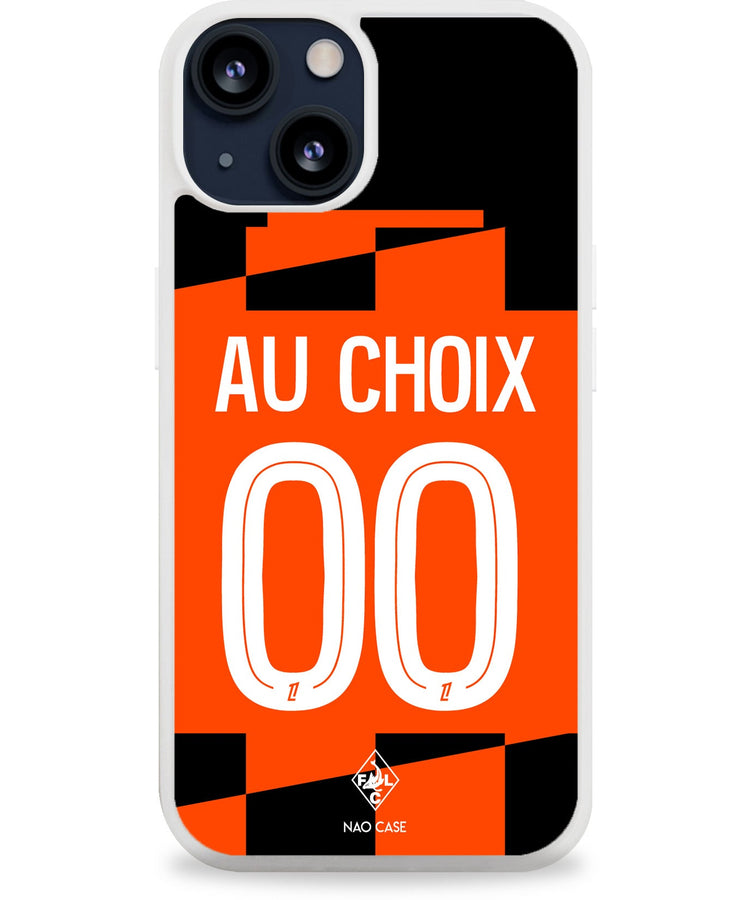 Coque football FC LORIENT DOMICILE 2025/26 personnalisée nom numéro – 2ème coque -50% – iPhone Samsung Xiaomi Redmi