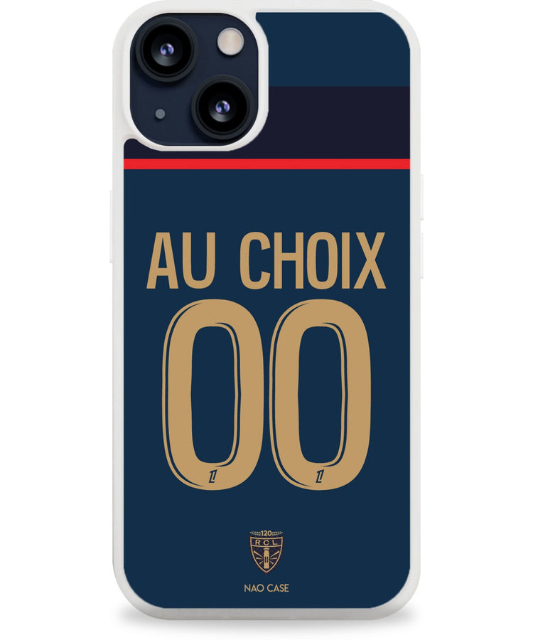 Coque football RC LENS SAINTE BARBE 2025/26 personnalisée nom numéro – 2ème coque -50% – iPhone Samsung Xiaomi Redmi